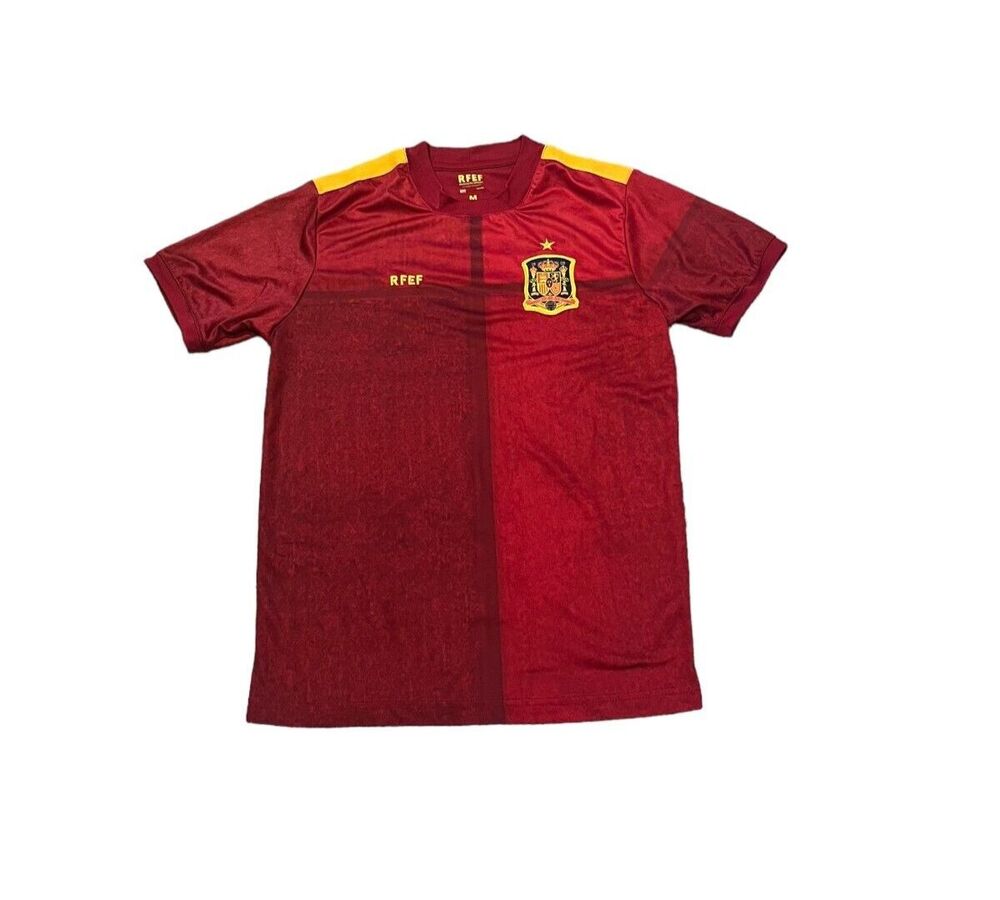 Spain RFEF  National Team Red Soccer Jersey Official Licensed Men's Size Medium